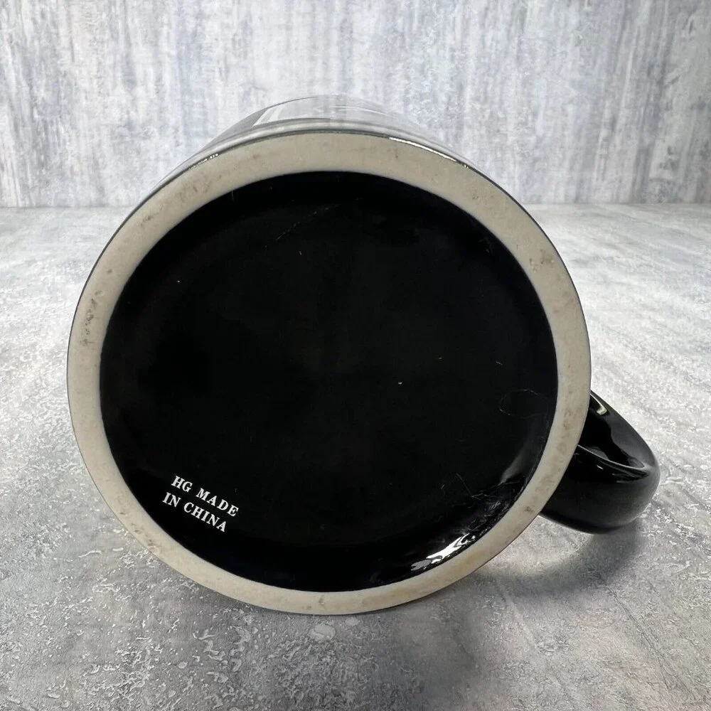 *RARE* Sea World Black and Gold Orcas Coffee Cup Mug Whale Tea - Picture 10 of 10